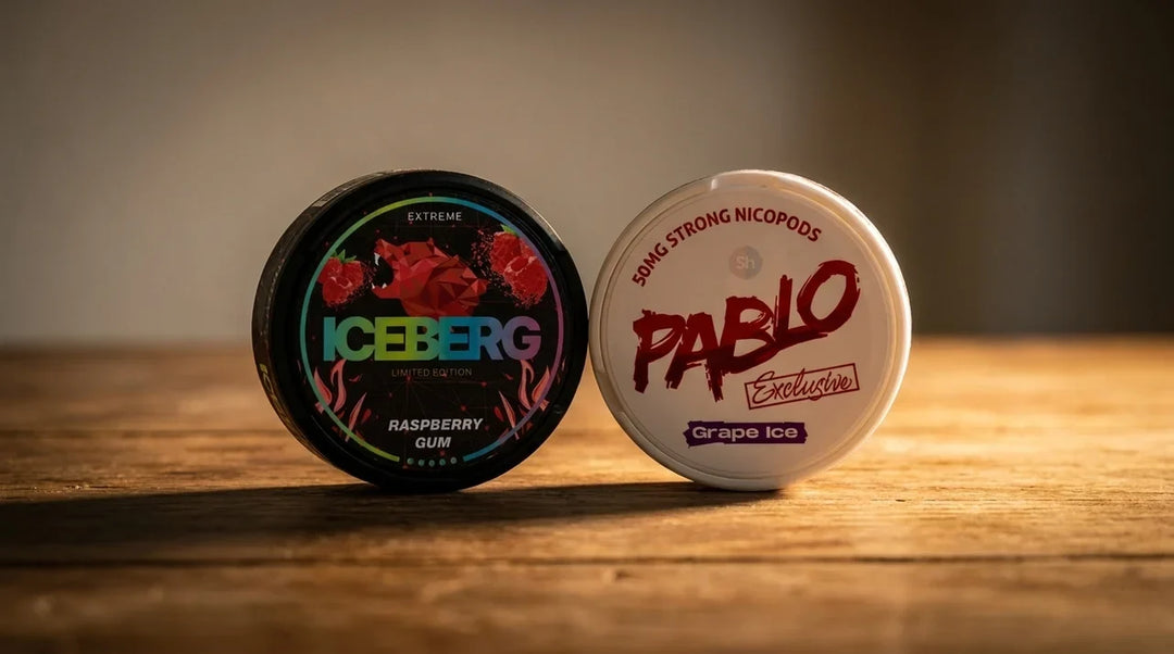 Iceberg vs Pablo: The 50 mg Label Club Compared