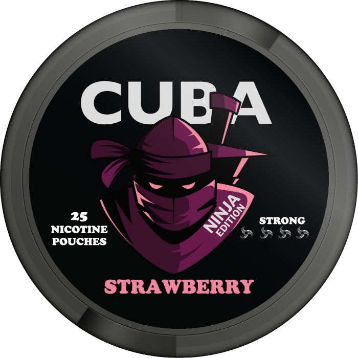 Cuba Ninja Strawberry Strong Nikotinbeutel