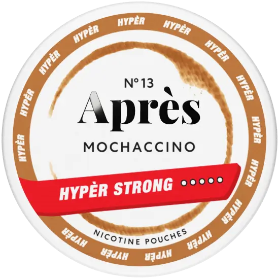 Apres Mochaccino Hyper Strong nicotine pouches