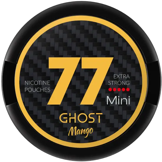 77 Ghost Mini Mango Extra Strong nicotine pouches