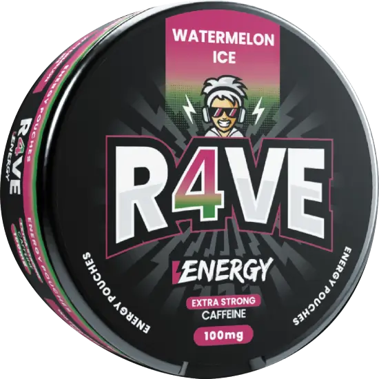 RAVE Energy Watermelon Ice 100mg nicotine pouches