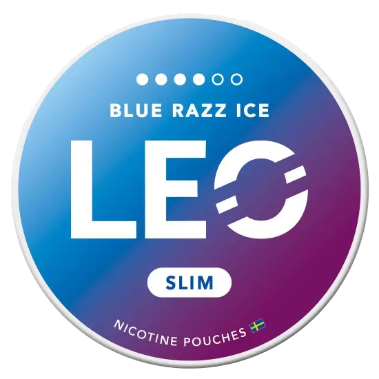 LEO Blue Razz Ice Strong nicotine pouches