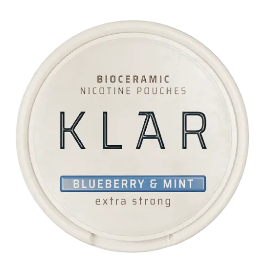 Klar Blueberry Mint Extra Strong Slim nicotine pouches