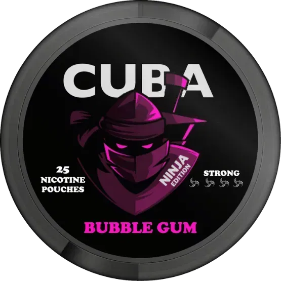 Cuba Ninja Bubble Gum Slim Strong Nikotinbeutel