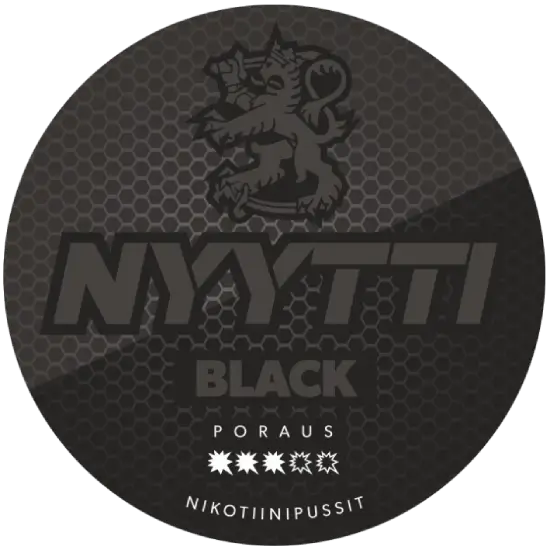 Nyytti Black nicotine pouches