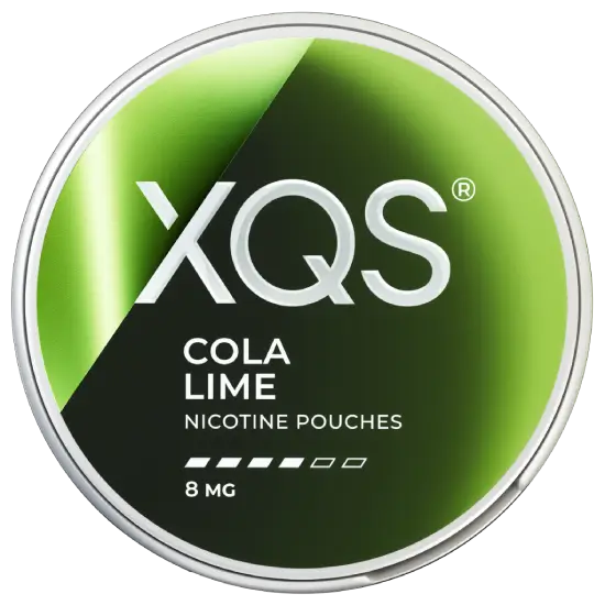XQS Cola Lime 8mg nicotine pouches