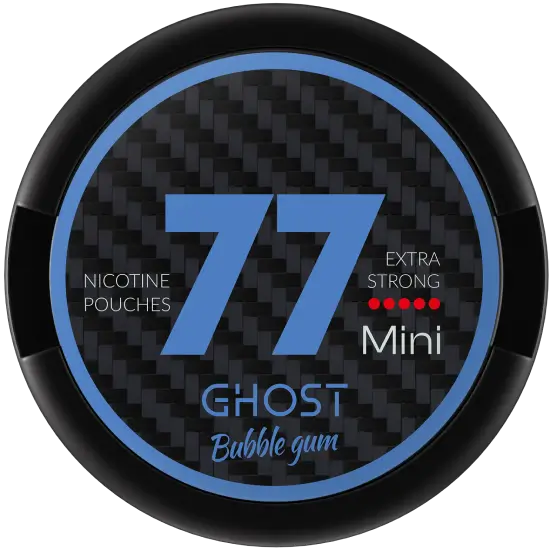 77 Ghost Mini Bubble Gum Extra Strong Nikotinbeutel