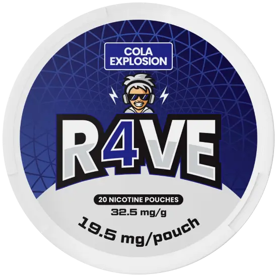 RAVE Cola Explosion 32,5mg nicotine pouches