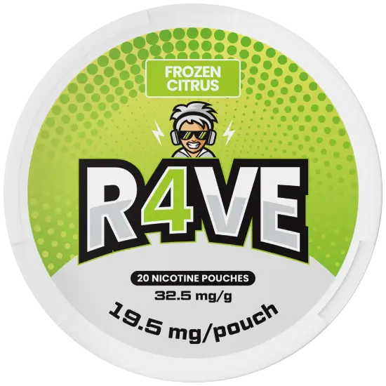 RAVE Frozen Citrus 32,5mg nicotine pouches