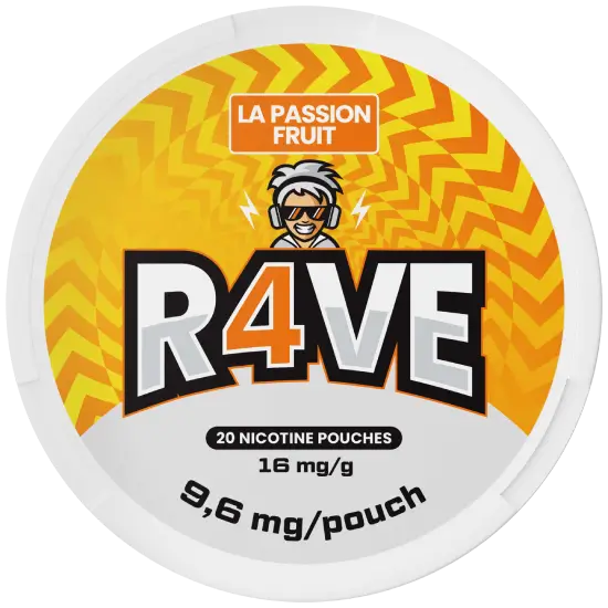 RAVE La Passion Fruit 16mg nicotine pouches
