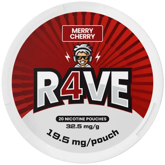 RAVE Merry Cherry 32,5mg nicotine pouches