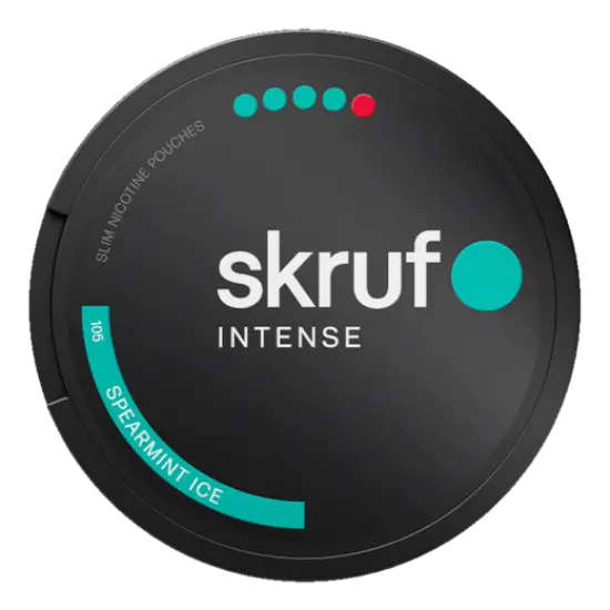 Skruf Intense Spearmint Ice S4 nicotine pouches