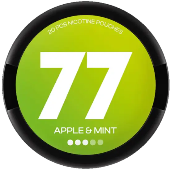 77 Apple Mint 10.4mg nicotine pouches
