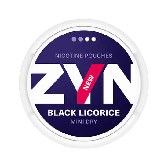 ZYN Mini Dry Black Licorice 3mg