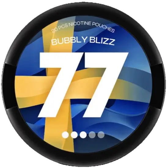 77 Bubbly Blizz 10.4mg nicotine pouches