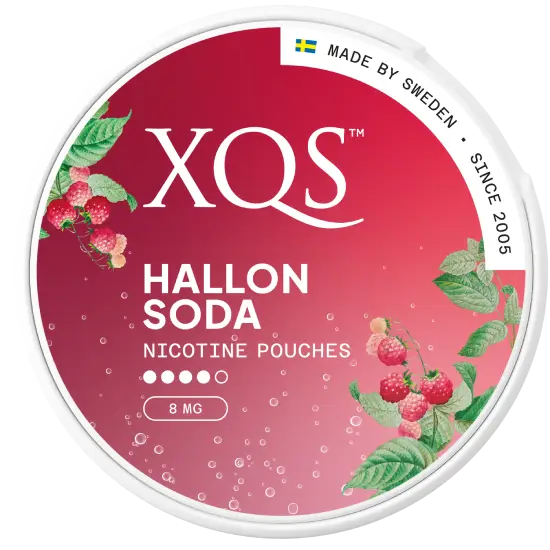 XQS Hallonsoda Strong