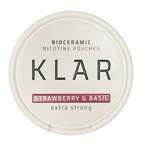 Klar Strawberry Basil Extra Strong Slim nicotine pouches