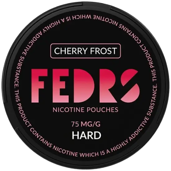 FEDRS BLACK Cherry Frost 75mg nicotine pouches