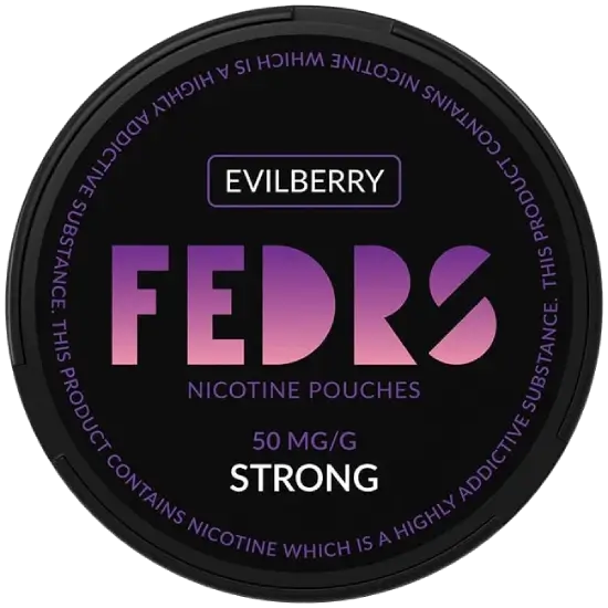 FEDRS BLACK Evilberry 50mg nicotine pouches