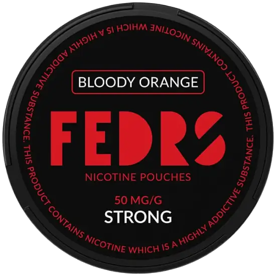 FEDRS BLACK Bloody Orange 50mg nicotine pouches