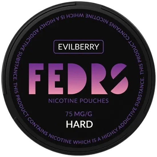 FEDRS BLACK Evilberry 75mg nicotine pouches