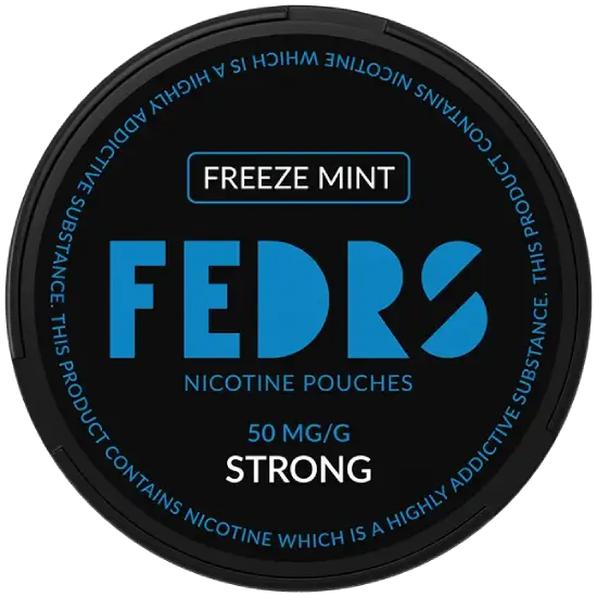 FEDRS BLACK Freeze Mint 50mg nicotine pouches