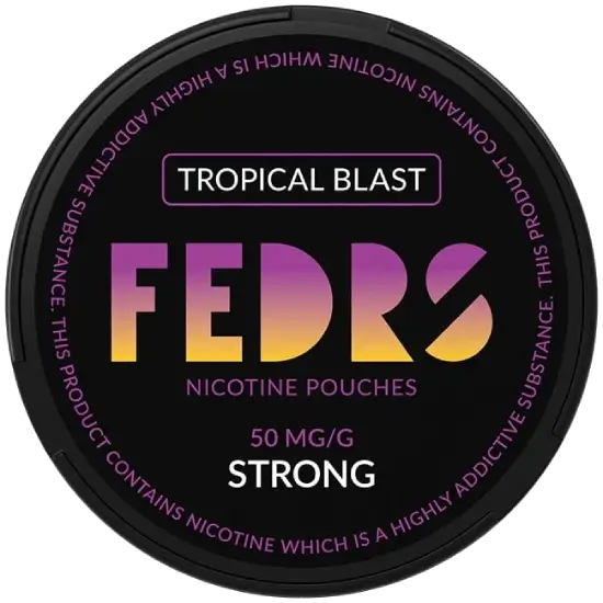 FEDRS BLACK Tropical Blast 50mg nicotine pouches