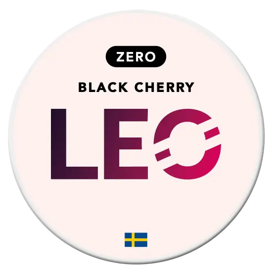 LEO Black Cherry Zero nicotine pouches