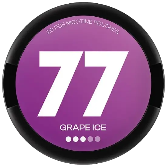 77 Grape Ice 10.4mg nicotine pouches
