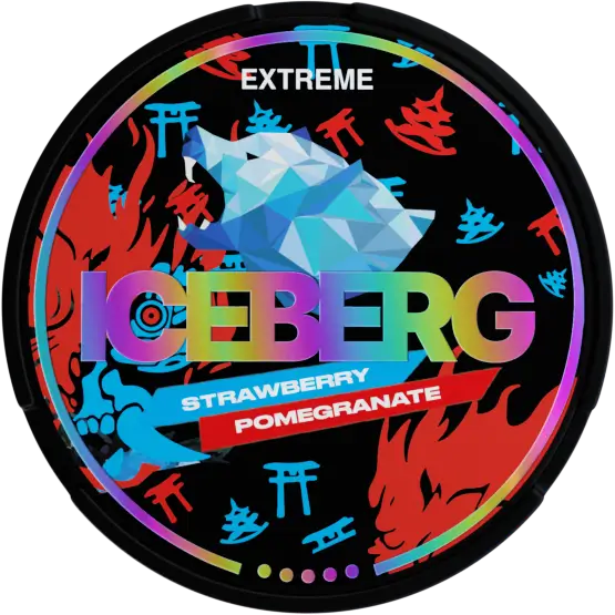 Iceberg Strawberry Pomegranate Extreme 50mg nicotine pouches