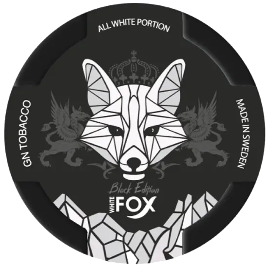White Fox Black Edition nicotine pouches
