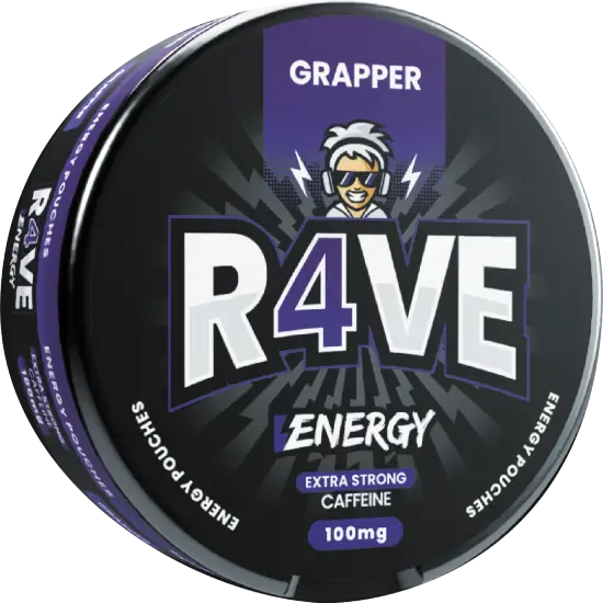 RAVE Energy Grapper 100mg nicotine pouches