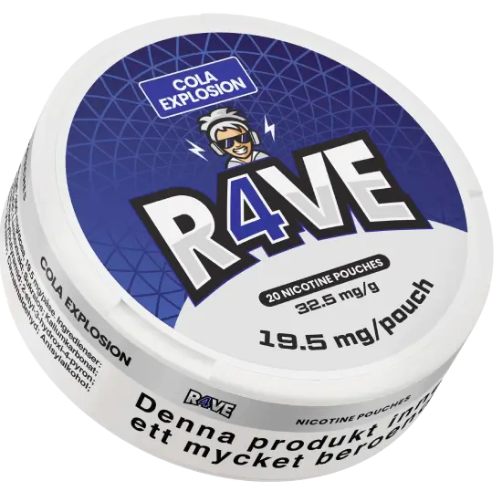 RAVE Cola Explosion 32,5mg Nikotinbeutel
