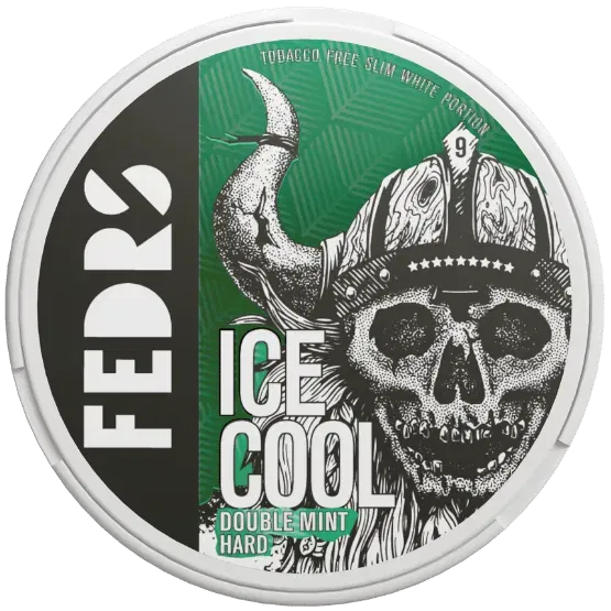 FEDRS Ice Cool 9 Double Mint Hard X-Strong nicotine pouches