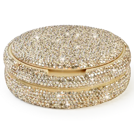 Golden Kelly Glitterdosa / Glitter Can Nikotinbeutel