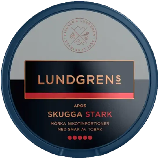 Lundgrens Aros Skugga Stark 12,5mg nicotine pouches