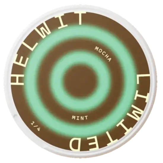Helwit Mocha Mint Slim Light nicotine pouches