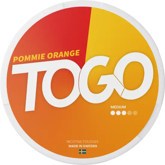 TOGO Pommie Orange nicotine pouches