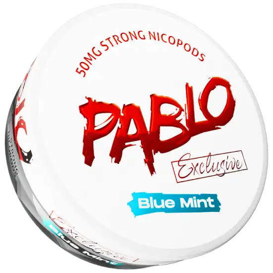 Pablo Exclusive Blue Mint 50mg nicotine pouches
