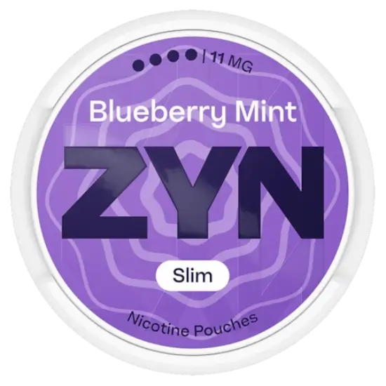 ZYN Blueberry Mint Slim S4 nicotine pouches