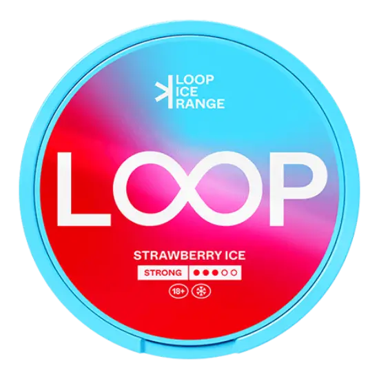 Loop Strawberry Ice Strong nicotine pouches