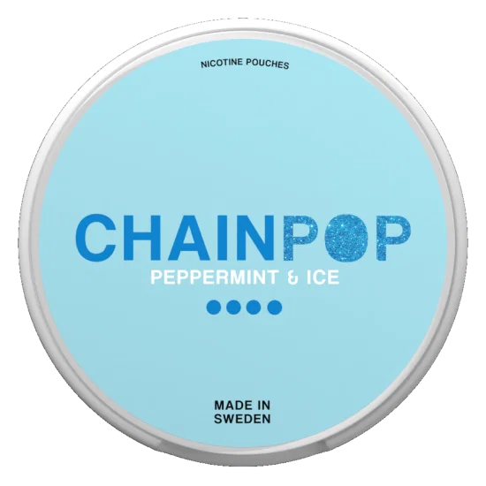 Chainpop Peppermint & Ice nicotine pouches