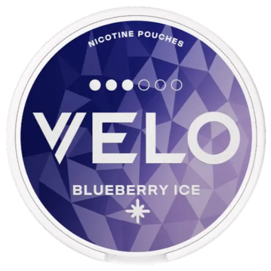 VELO Blueberry Ice Slim nicotine pouches