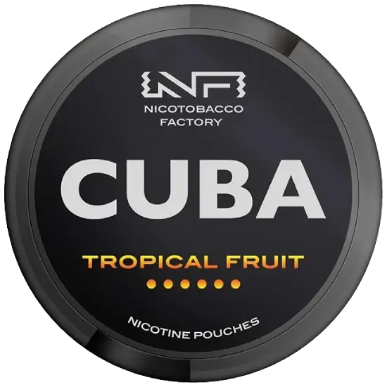 Cuba Black Tropical Fruit nicotine pouches