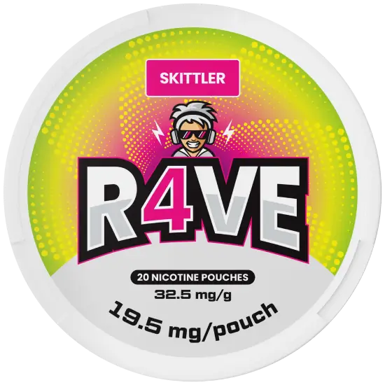 RAVE Skittler 32,5mg nicotine pouches